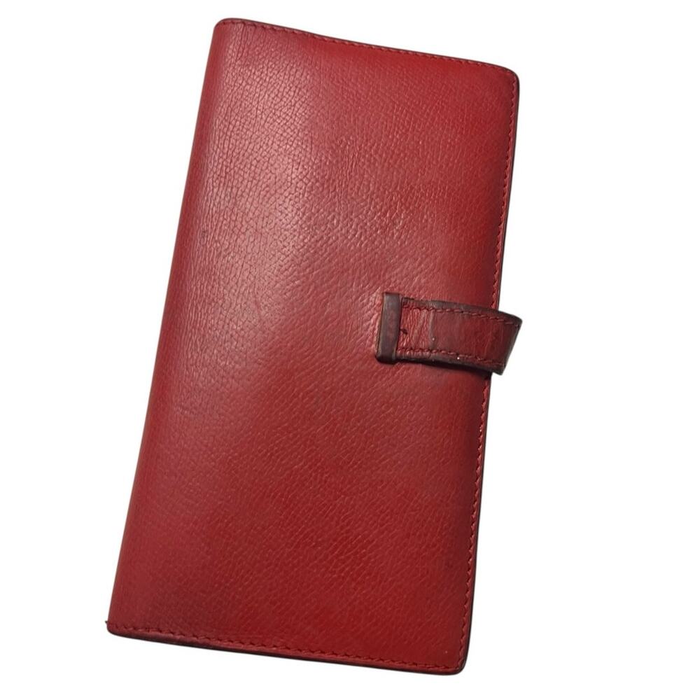 Hermès Bearn Classic Long Wallet Red Leather Gold Hardware 2004 - Picture 8 of 16